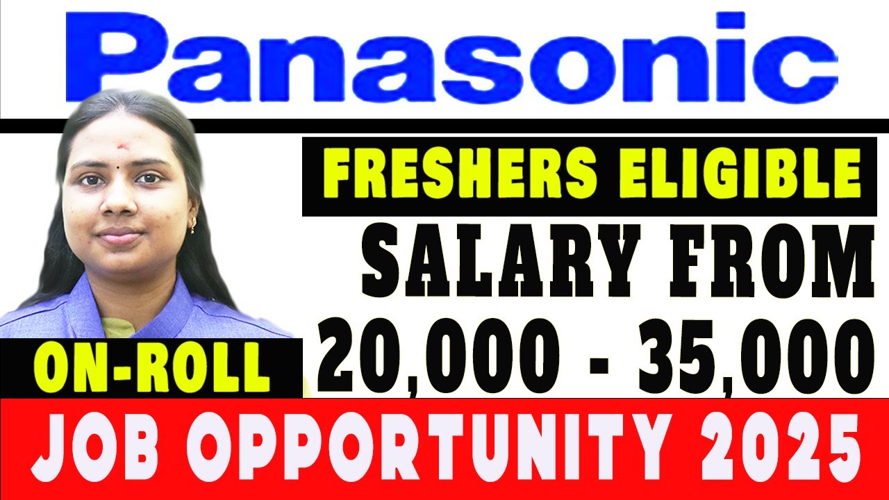 ₹35,000 வரை சம்பளம்! - Panosonic Job Recruitment- Permanent Job 2025 VVVSI Tamilnadu Jobs 2025 #job