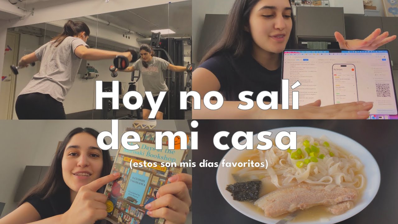 MI DÍA SIN SALIR DE CASA: ejercicio + vibe coding + libros + cocina
