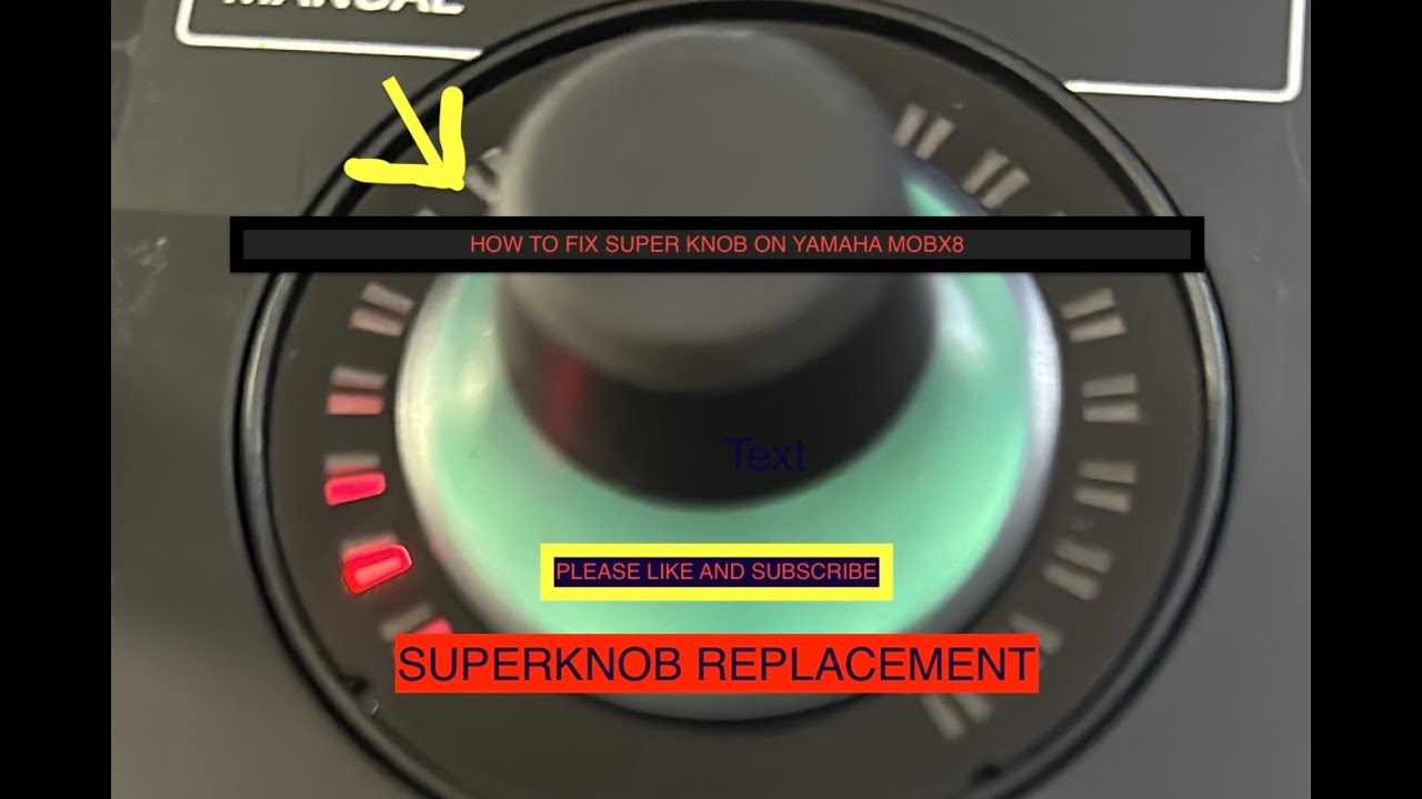 Yamaha MODX 8 SUPER KNOB REPLACEMENT! @yamahamodxpsr-s970musicstu6 @Keyboards.review.repair