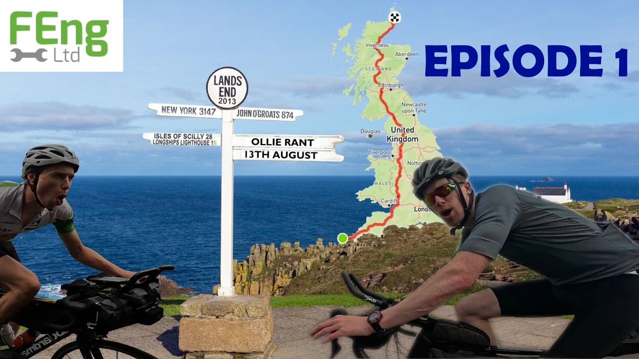 Cycling from Land's End to John O' Groats with the Fieldhouse Boys #1
