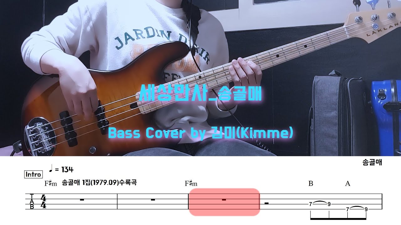 세상만사_송골매 Bass Cover