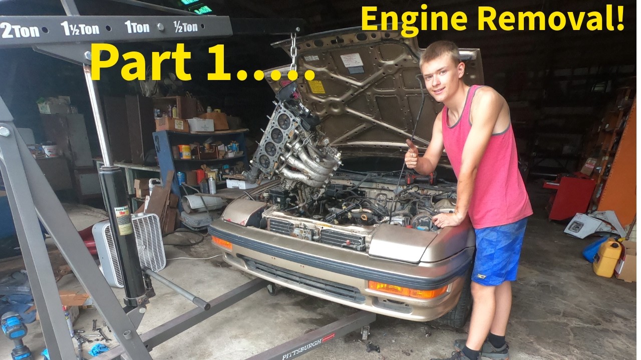 Капитальный ремонт двигателя Honda Prelude 3-го поколения! Часть 1: Демонтаж.