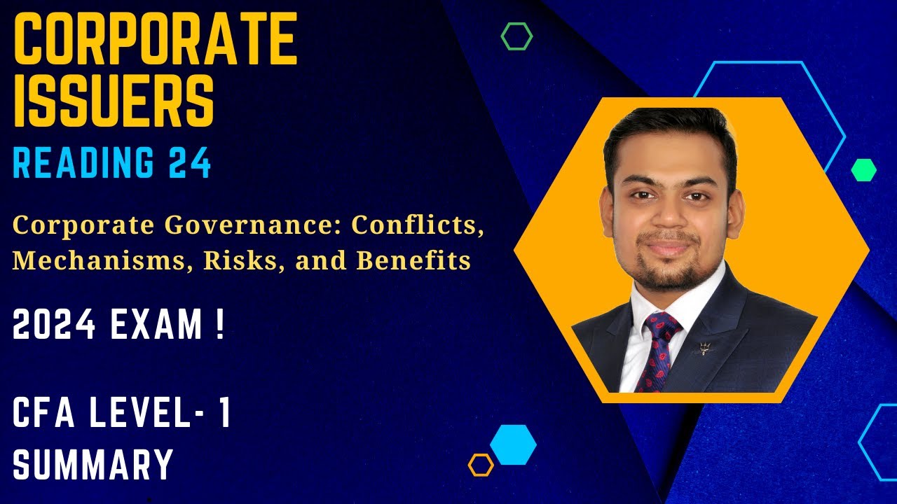 CFA Level-1 Summary|  2024 | Corporate Issuers | Reading 24 | CA Ashutosh Agarwal