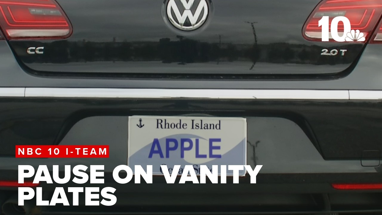DMV pause on vanity plates hits five years, return unclear