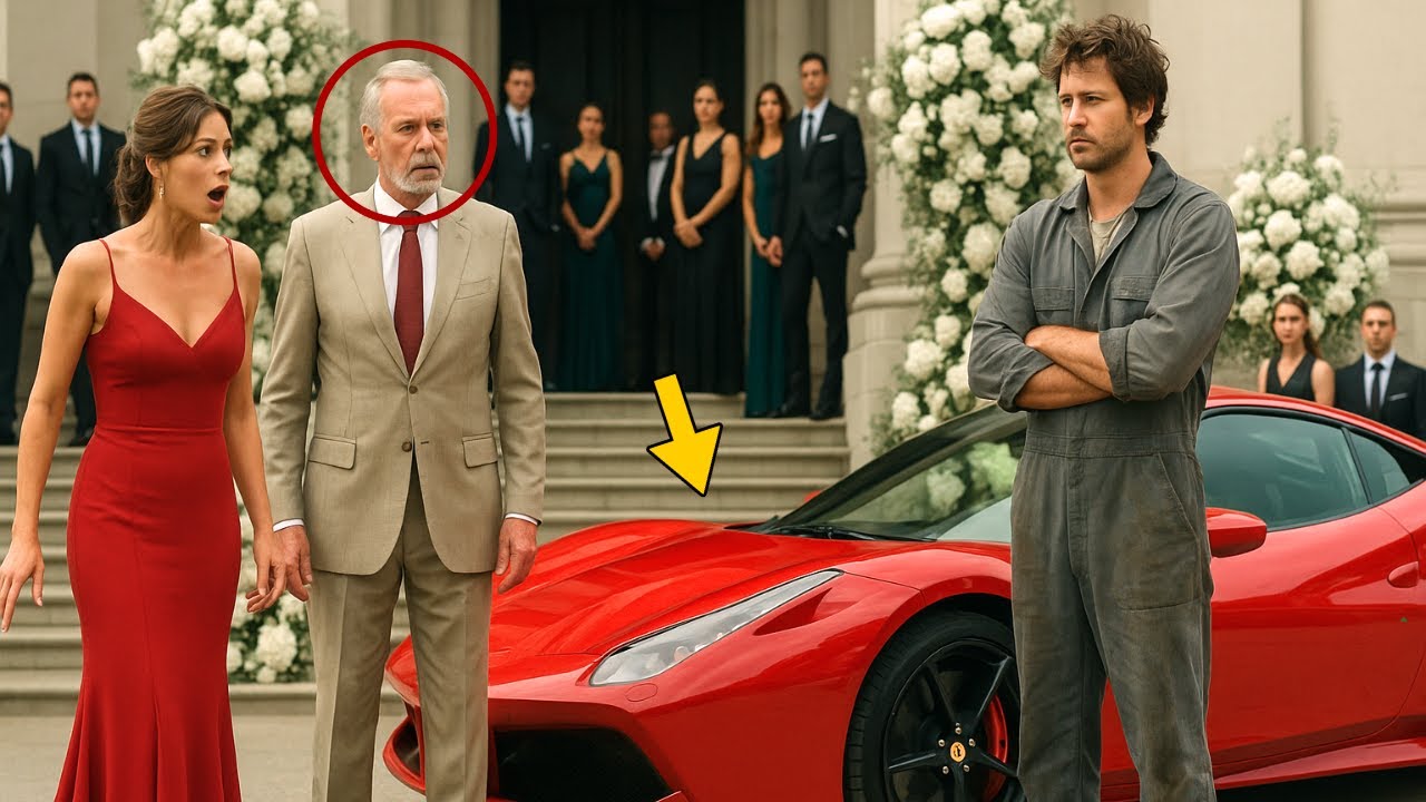 O mecânico foi humilhado por anos, até que ele chegou de Ferrari no casamento do filho do chefe…