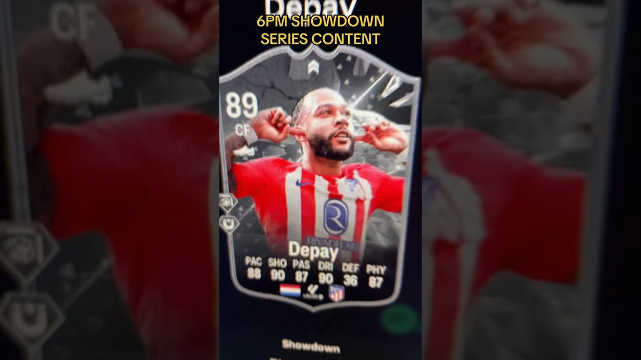 6PM SHOWDOWN SERIES CONTENT IN AROUND 60 SECONDS #fyp #fifa #eafc #fut #fc24 #ea #showdown #content