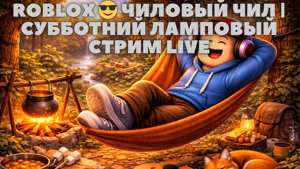 ROBLOX 😎 ЧИЛОВЫЙ ЧИЛ | СУББОТНИЙ ЛАМПОВЫЙ СТРИМ LIVE
