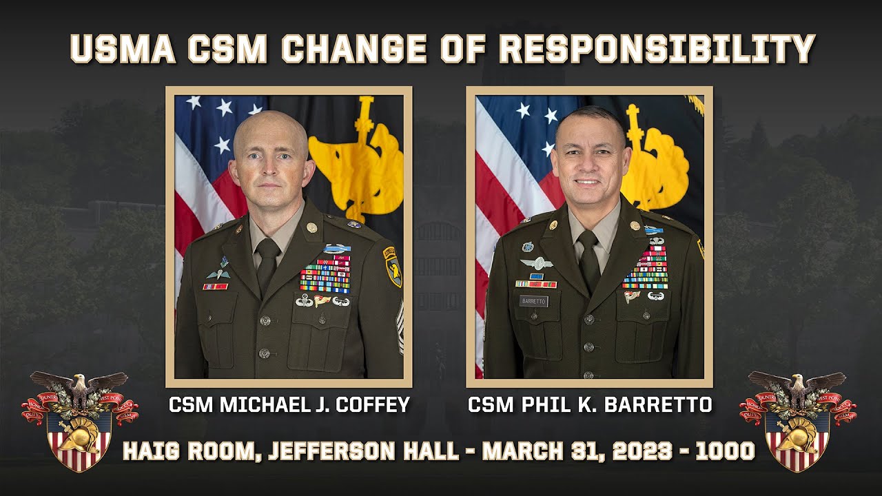 U.S. Military Academy CSM Change of Responsibility