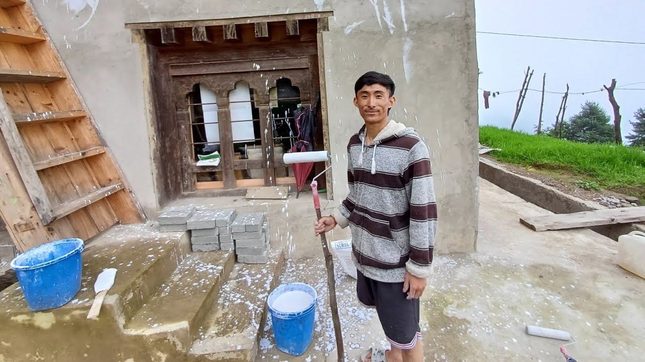 Painting My Home White on Guru Rinpoche’s Birthday