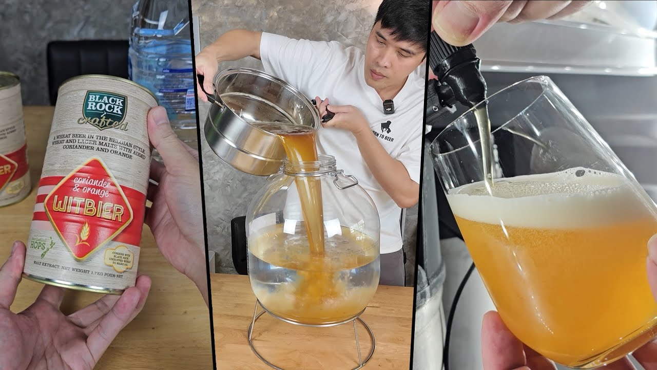 มันง่ายขนาดนี้เลยเหรอ! ทำเบียร์ทางลัดด้วย Witbier Black Rock LME