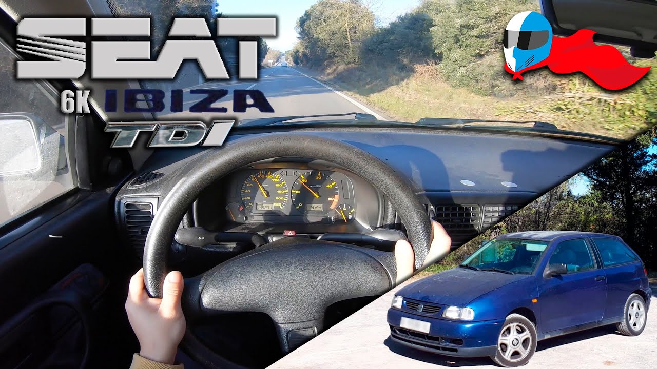 1999 SEAT Ibiza 6K 1.9 TDI 90 (66kW) POV 4K [Test Drive Hero] #21 ACCELERATION, ELASTICITY & DYNAMIC