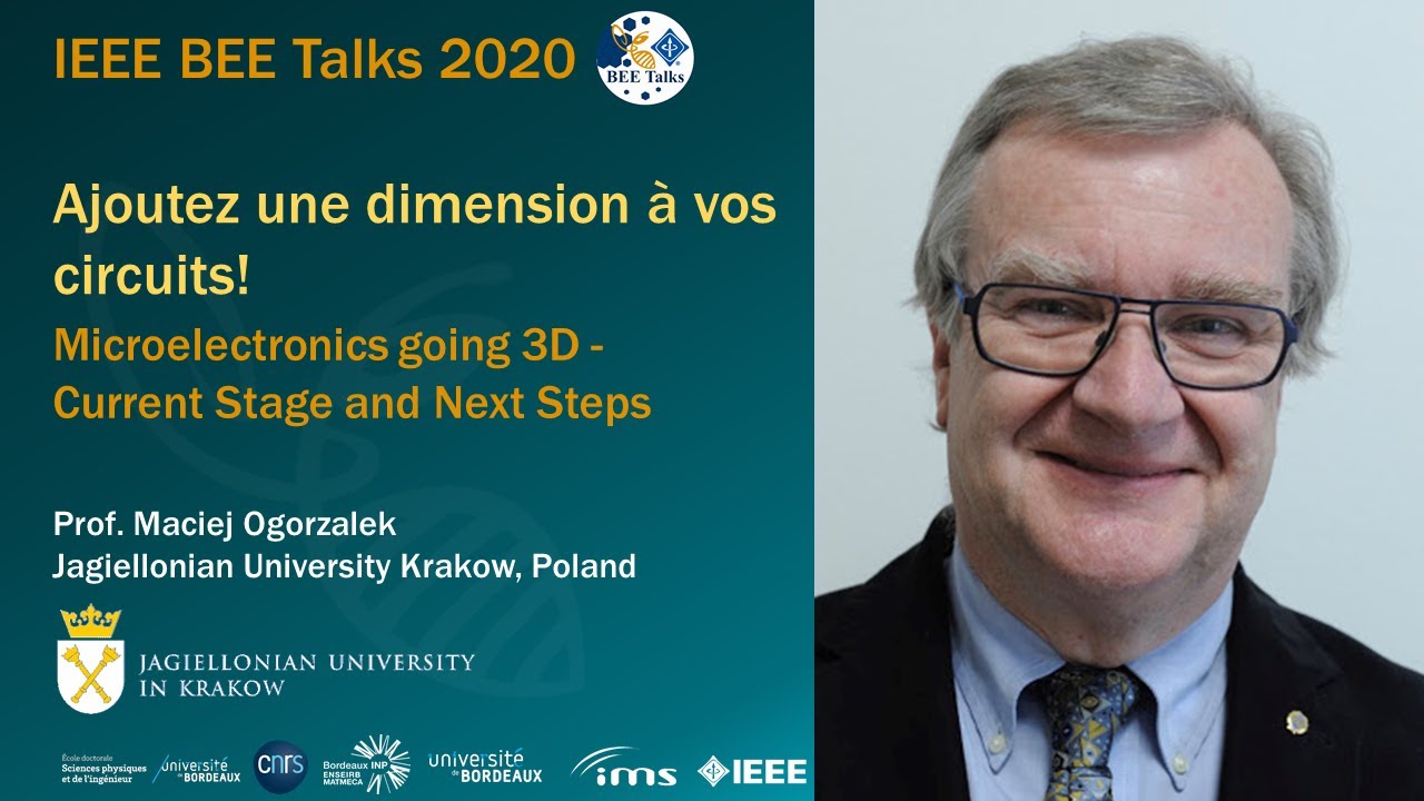 BEE Talks 2020 - Prof. Maciej Ogorzalek, Jagiellonian University Krakow, Poland - November 5th, 2020