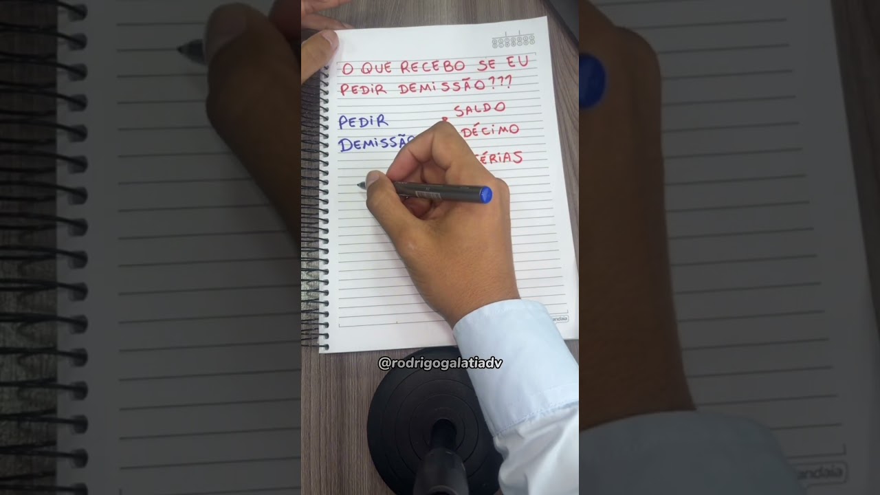 O que recebo se eu pedir demiss&atilde;o? #shorts