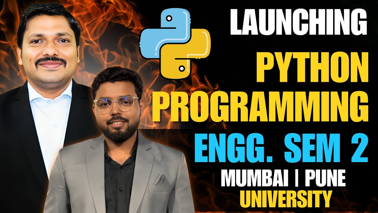 PYTHON PROGRAMMING SEM 2 ENGINEERING COURSE PUNE/MUMBAI UNIVERSITY ON DINESH SIR ENGINEERING APP