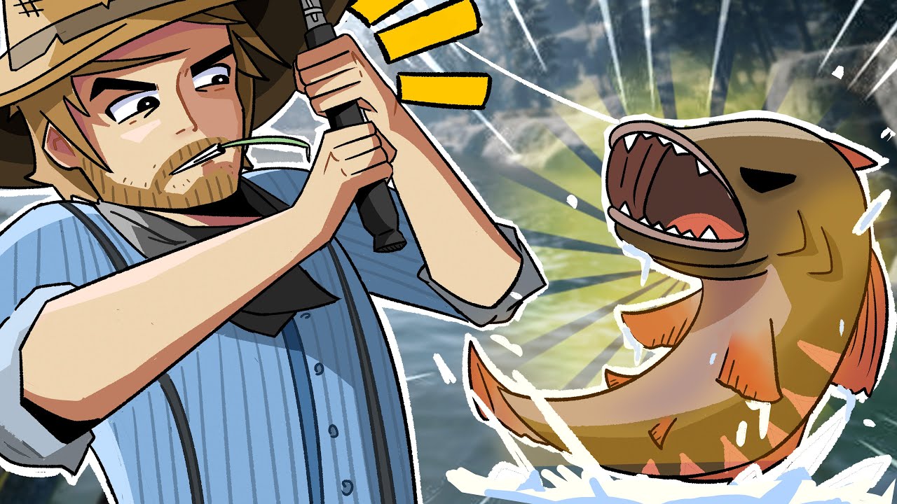 pegando TODOS os PEIXES LEND&Aacute;RIOS de RED DEAD 2 em um V&Iacute;DEO S&Oacute;