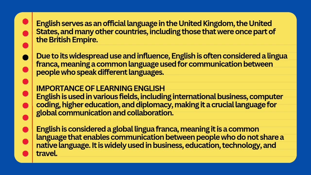 Lesson 1. Introduction to English.