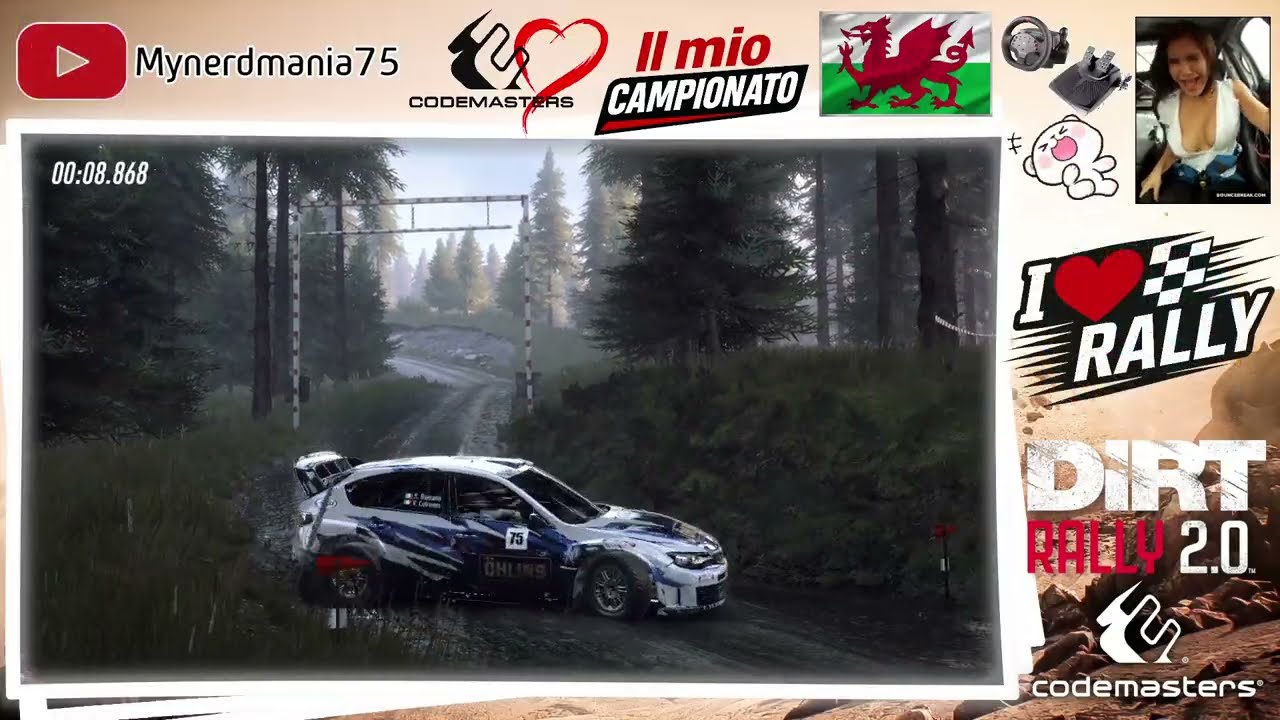 DR2 Campionato 4di12 UpTo2000cc Subaru Impreza Powys 2di6