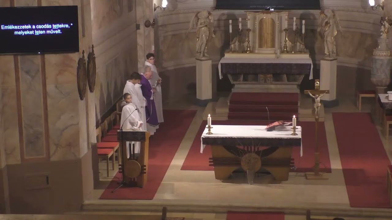Szentmise 2026. március 6. péntek 18:30