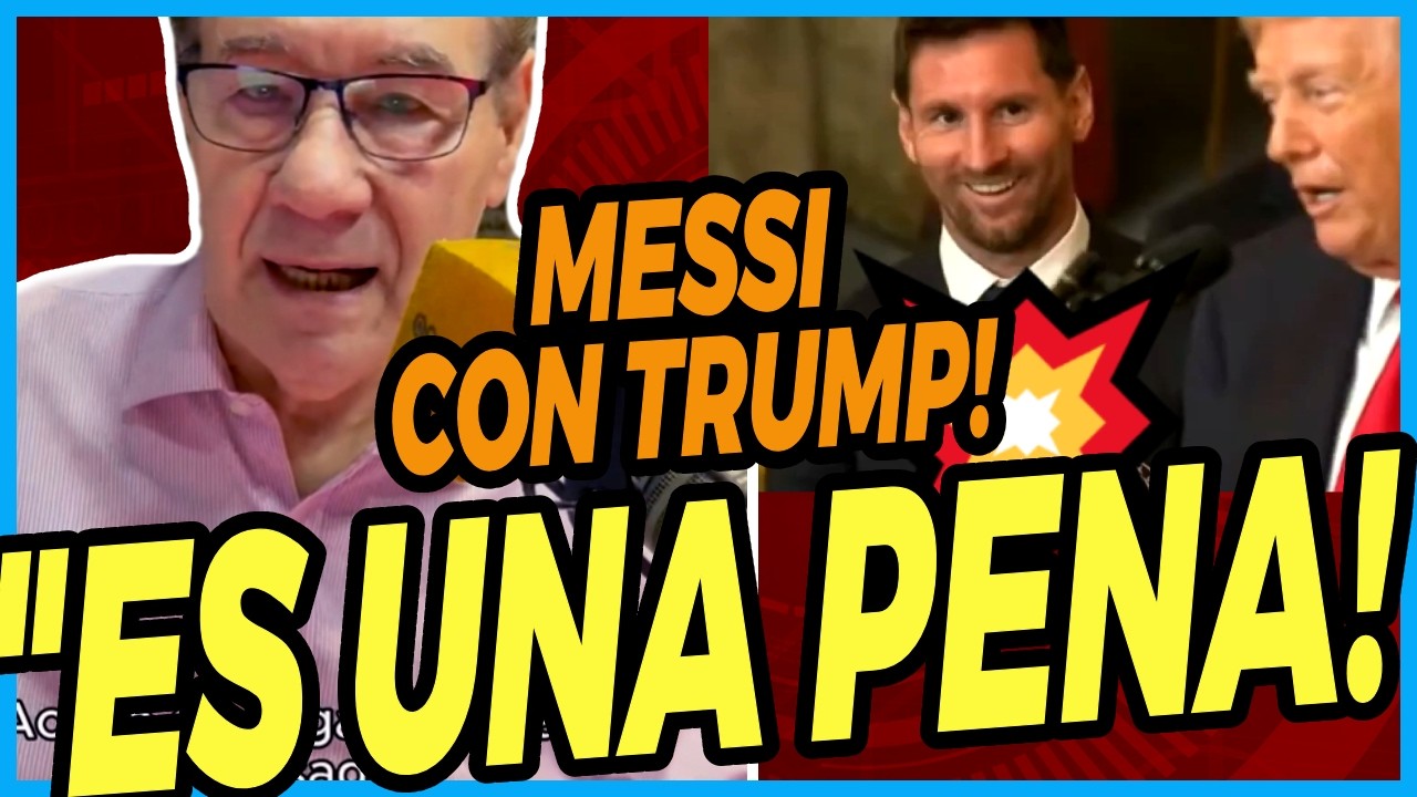 VÍCTOR HUGO HABLÓ DE MESSI CON TRUMP y se armó el debate! Oyentes se plantaron y estallaron al aire