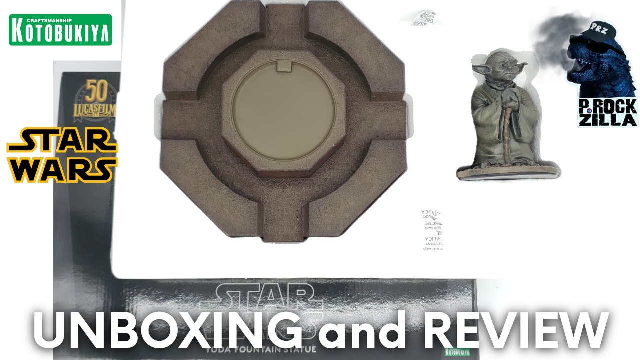 Kotobukiya Yoda Fountain Statue | Star Wars | Unboxing & Review