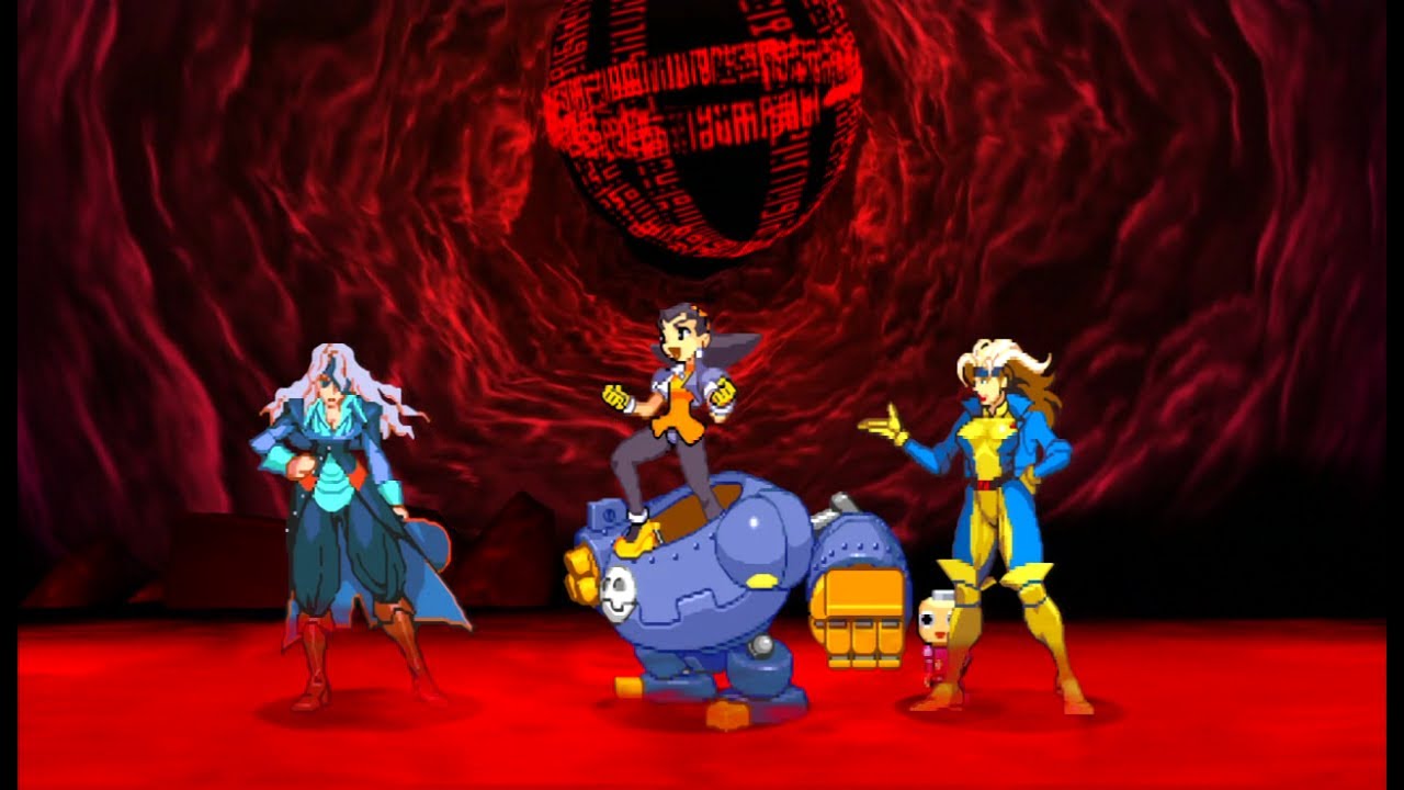 Marvel VS Capcom 2 — Rogue/Ruby Heart/Tron Bonne — прохождение на уровне сложности Expert