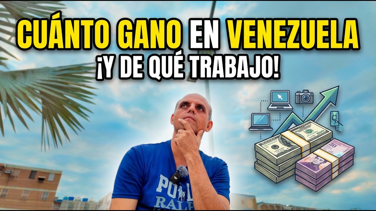 DE QUE TRABAJO Y CUANTO GANO VIVIENDO EN VENEZUELA VLOG DIA 3