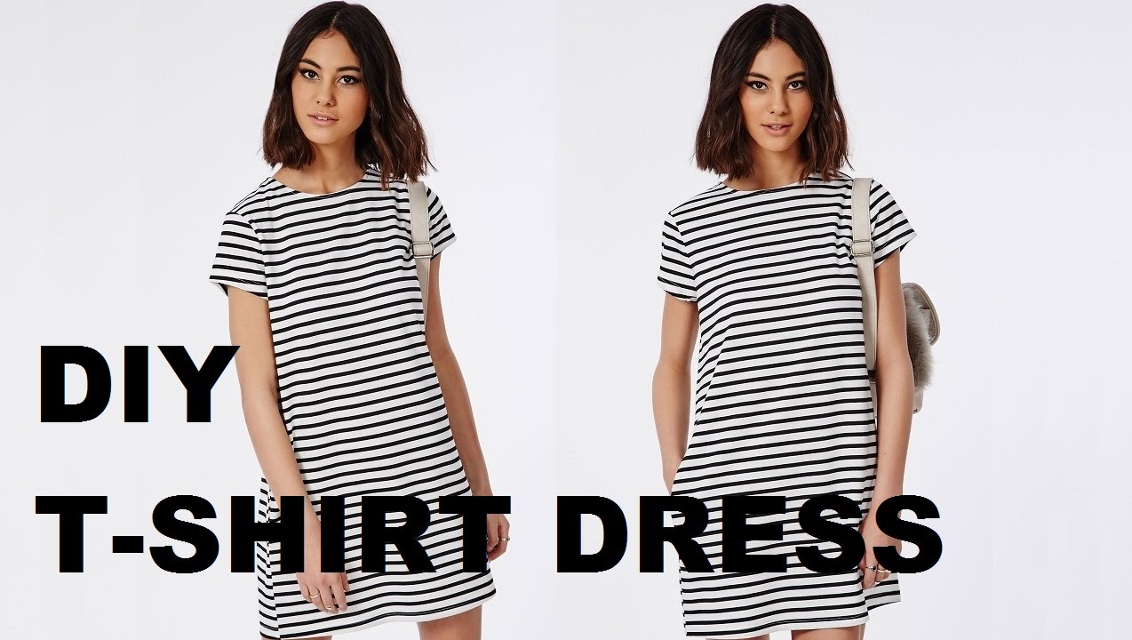 DIY | HOW TO MAKE A T-SHIRT DRESS (pattern available)
