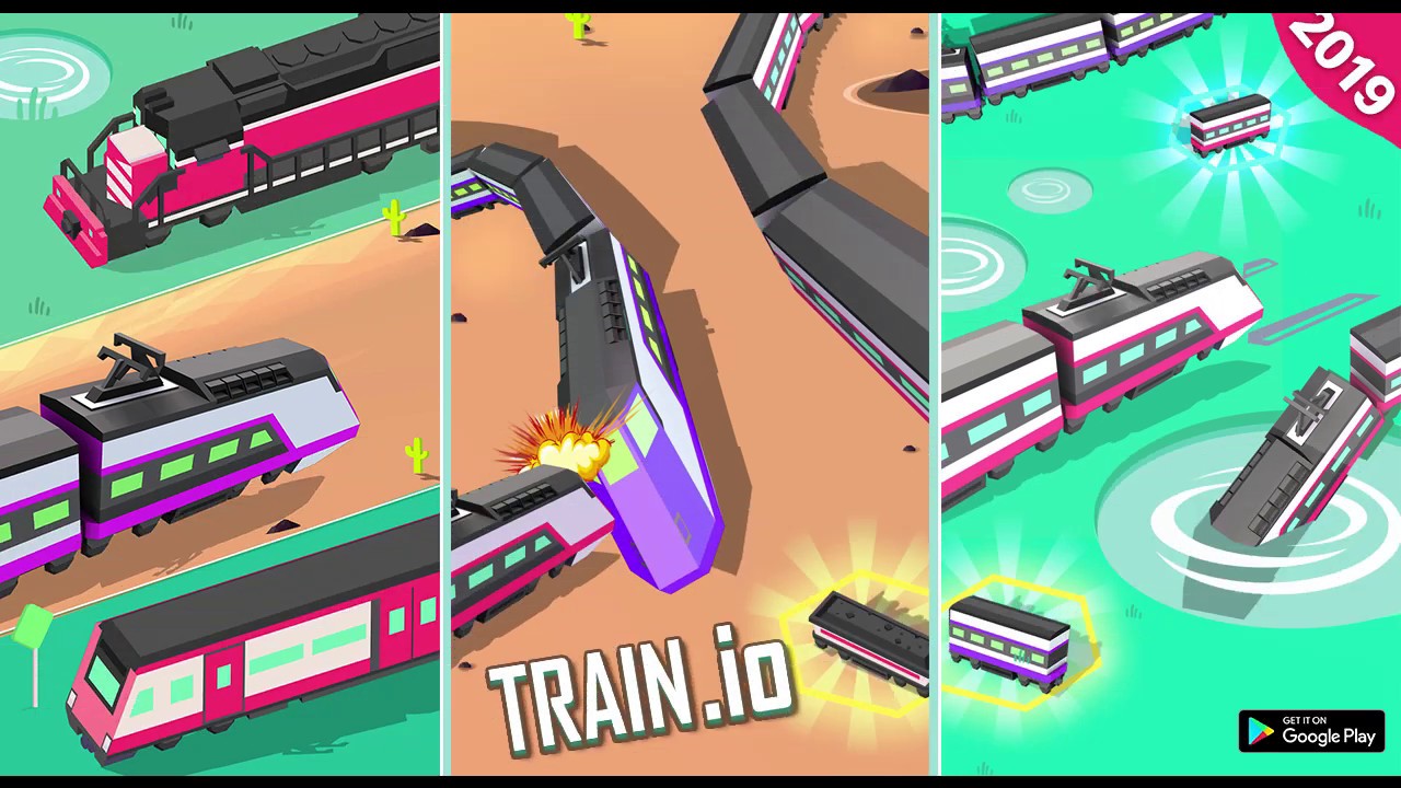 3D Train.IO Game 2019