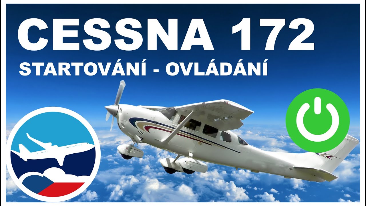 MSFS2020 ČESKY | Cessna 172 startov&aacute;n&iacute; se vzletem | Cz tutori&aacute;l