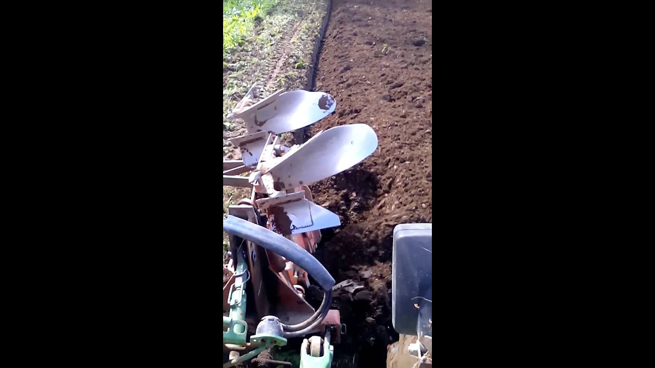 John Deere 6205 com charrua Galucho 2 ferros