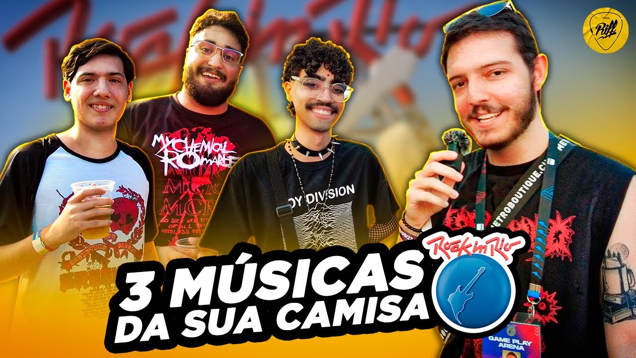3 músicas da sua camisa pt. 3 | RIFF no Rock in Rio 2022