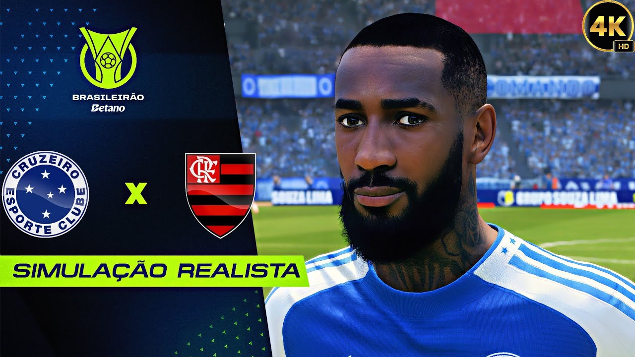 FC 26 - Cruzeiro x Flamengo | Brasileirão 2026 | Gerson x Arrascaeta | EA Sports FC 26 4K60FPS.