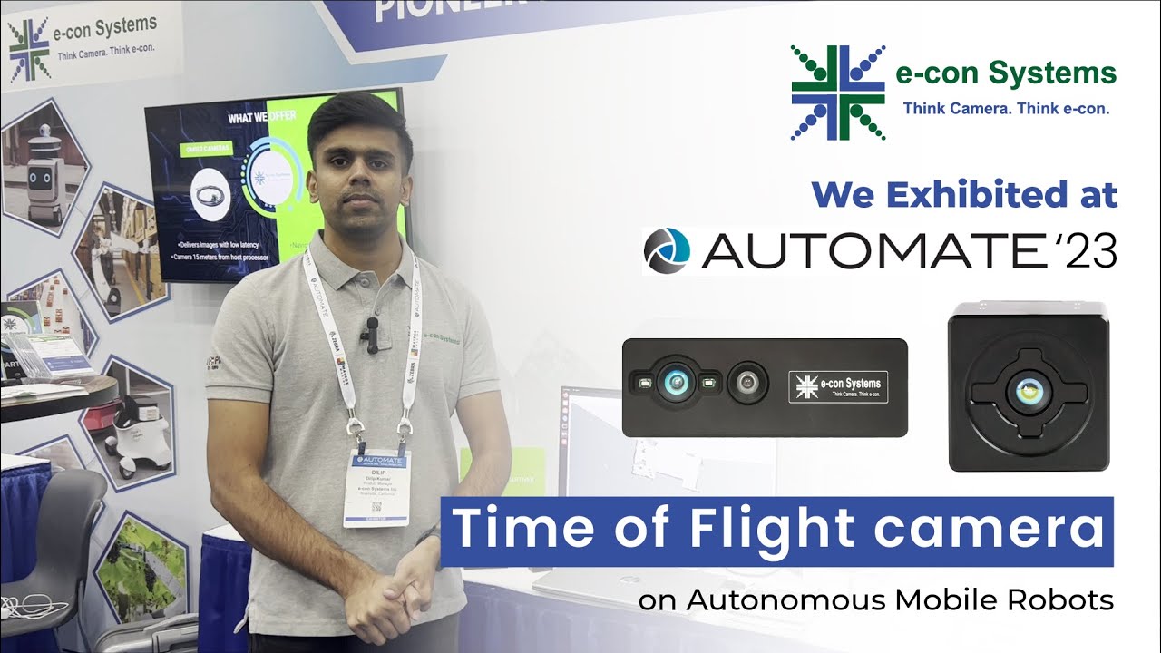 Autonomous Mobile Robot navigation using e-con Systems&rsquo; 3D Time-of-Flight Camera | AUTOMATE 2023