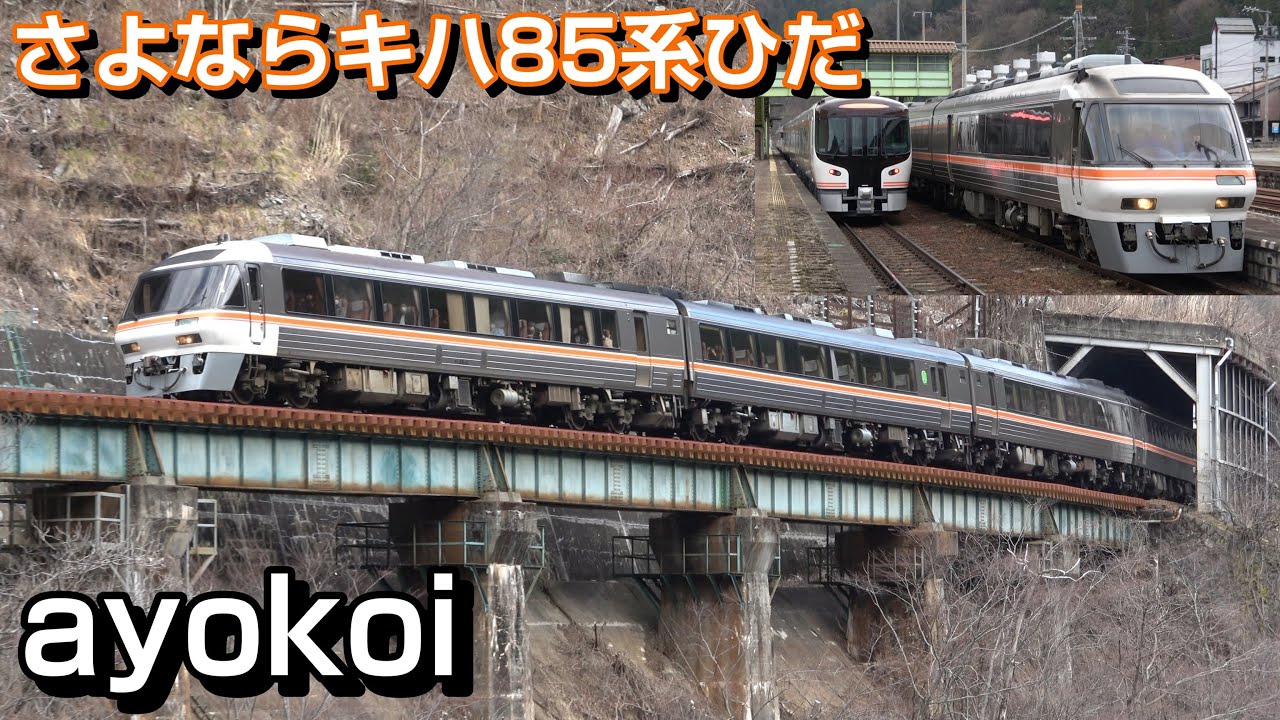 さよならキハ85系 特急ひだ 高山本線中部･北部区間