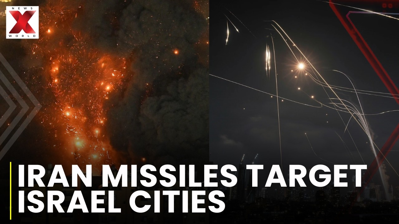 Iran Missile Barrage Over Israel Sparks Sirens Across Tel Aviv and Jerusalem  | NewsX World
