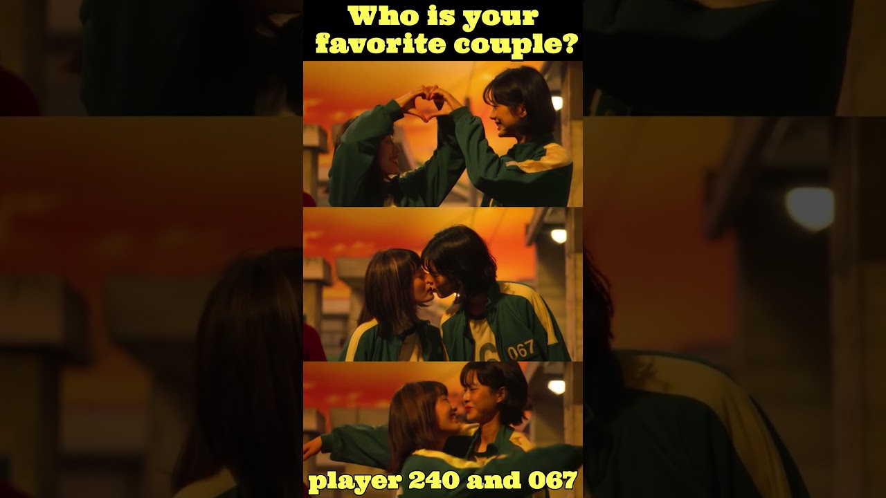 Squid Game BEST Couple | | AI Hugging | AI Kissing | AI Hand Heart #squidgame2 #fyp #thanos  #kdrama