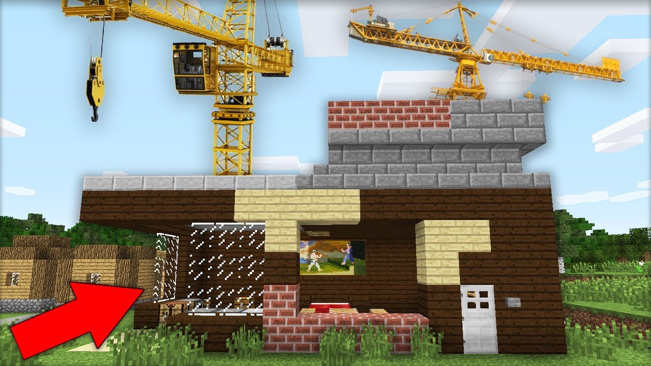 КАК ПОСТРОИТЬ МОЙ ДОМ В ДЕРЕВНЕ ЖИТЕЛЕЙ В МАЙНКРАФТ | Риколит Minecraft