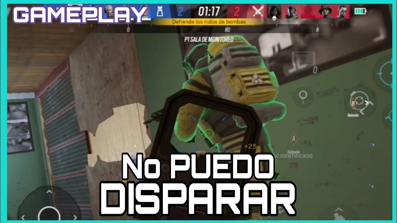 El Bug no me deja DISPARAR | Rainbow Six Mobile