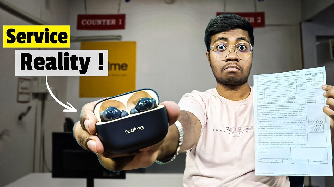 Realme Service Centre Experience - Shocking 🤯 , Realme Buds T300 Replacement ! Full Service Review.