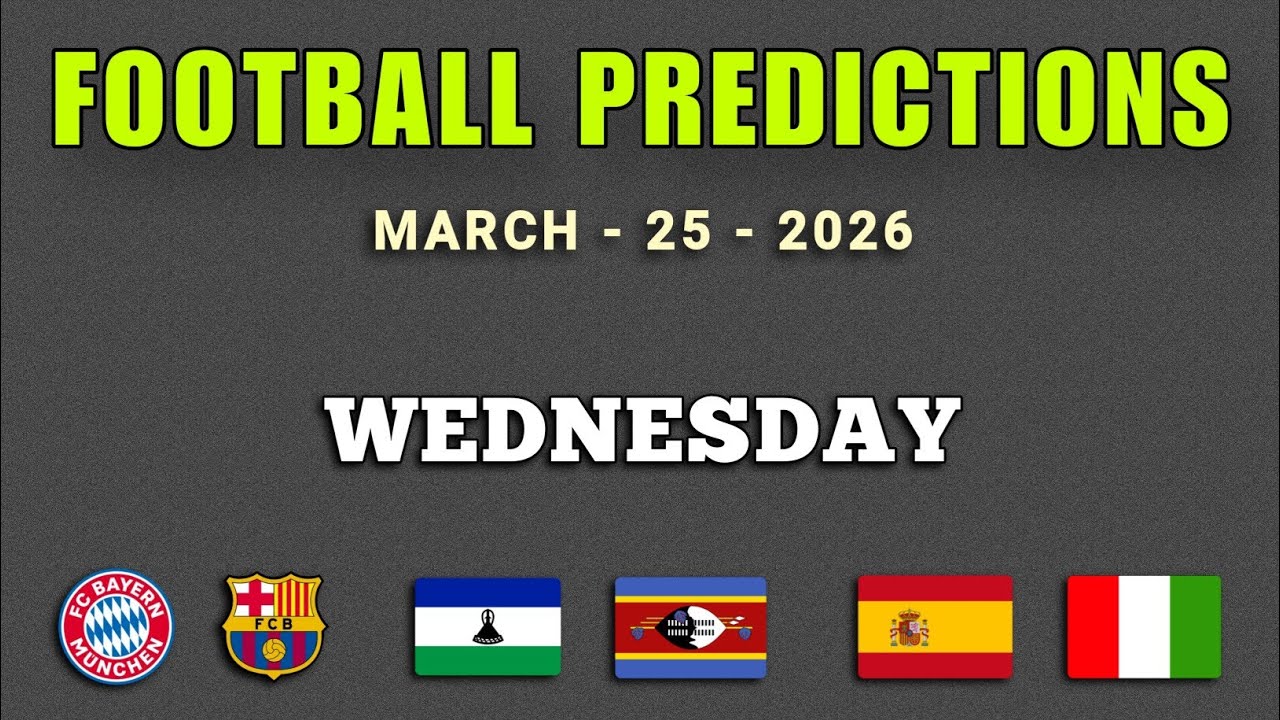 FOOTBALL PREDICTIONS TODAY | AFCON | Women Champions League | Euro U19 | GoalIQ, #footballprediction