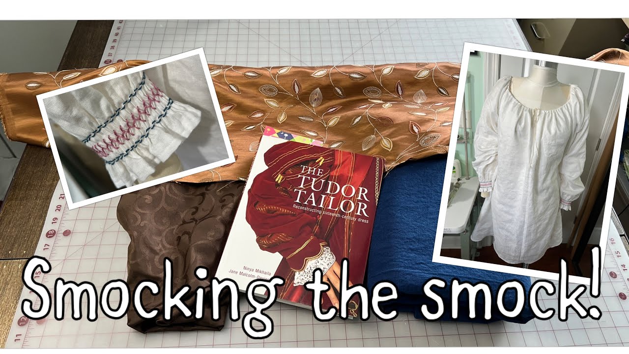 Making a Tudor Inspired Court Gown | Part 1| The Smock #tudor #costume #historicalsewing