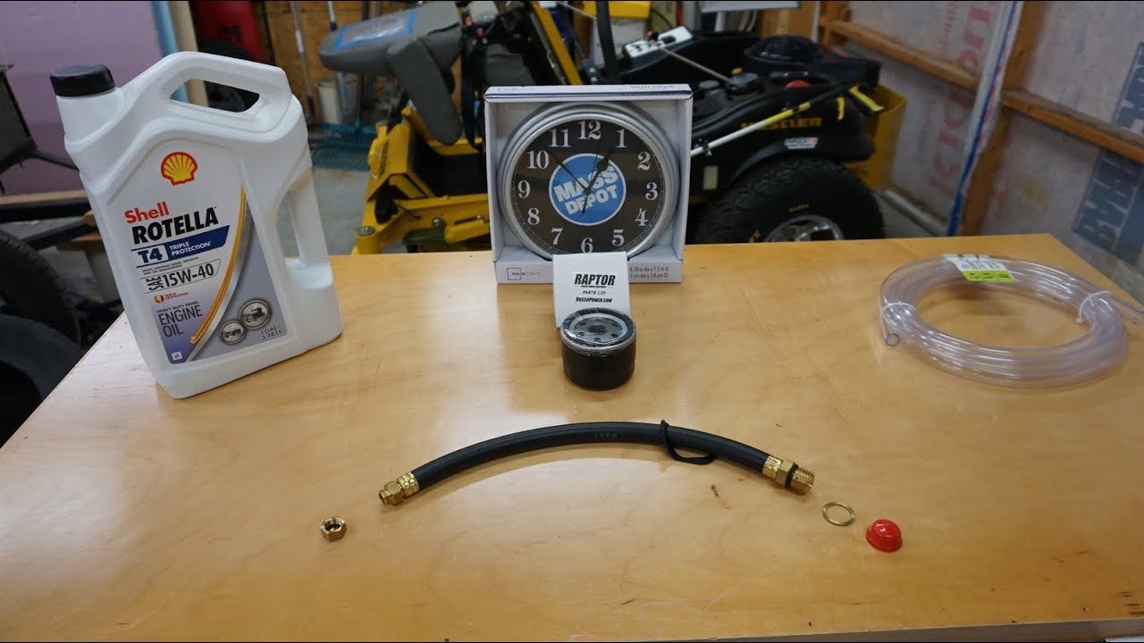 Effortless Oil Changes: Oil Drain Hose Install for Zero Turns, Go Karts, Lawnmowers, Generators.