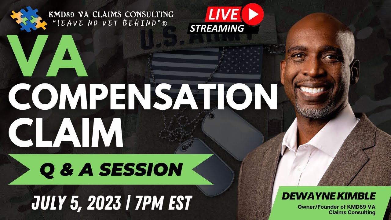 KMD89 Answers Your Questions About The VA Disability Compensation Claims Process
