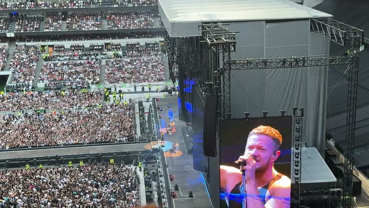 Imagine dragons at Tottenham concert