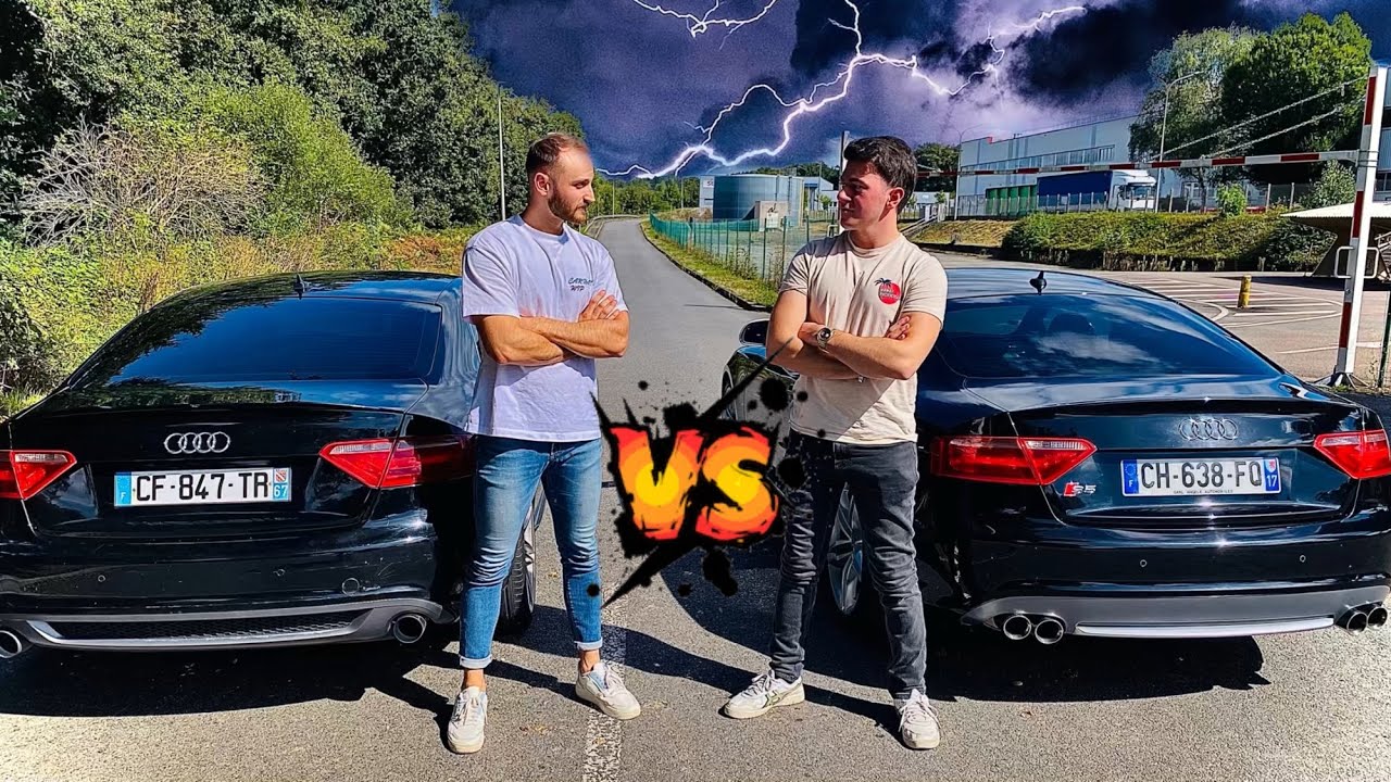 L'AFFRONTEMENT ULTIME 🥊 Audi a5 STAGE 2 VS s5 (Diesel 310cv Vs ATMO 354cv)