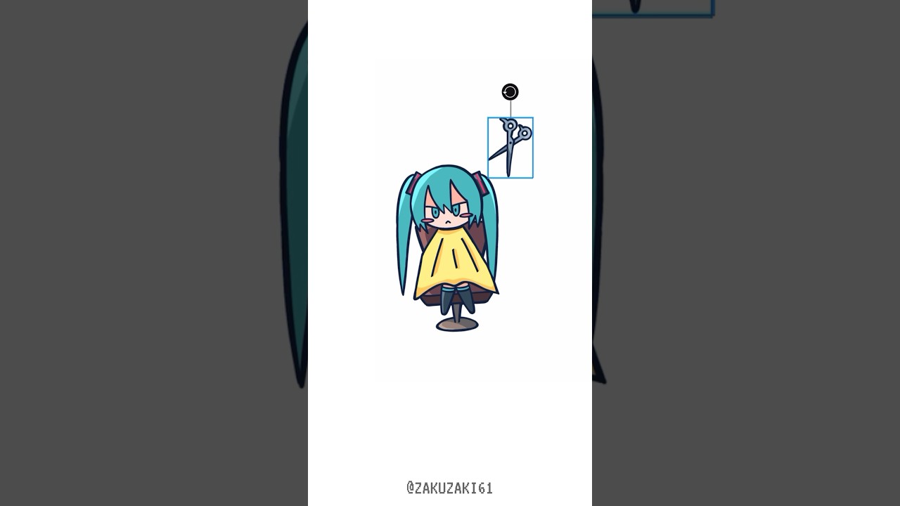 初音ミクがラビットホール低音チャレンジをした結果&hellip;&hellip; #vocaloid #hatsunemiku #ibispaintx #illustration #初音ミク #ボカロ