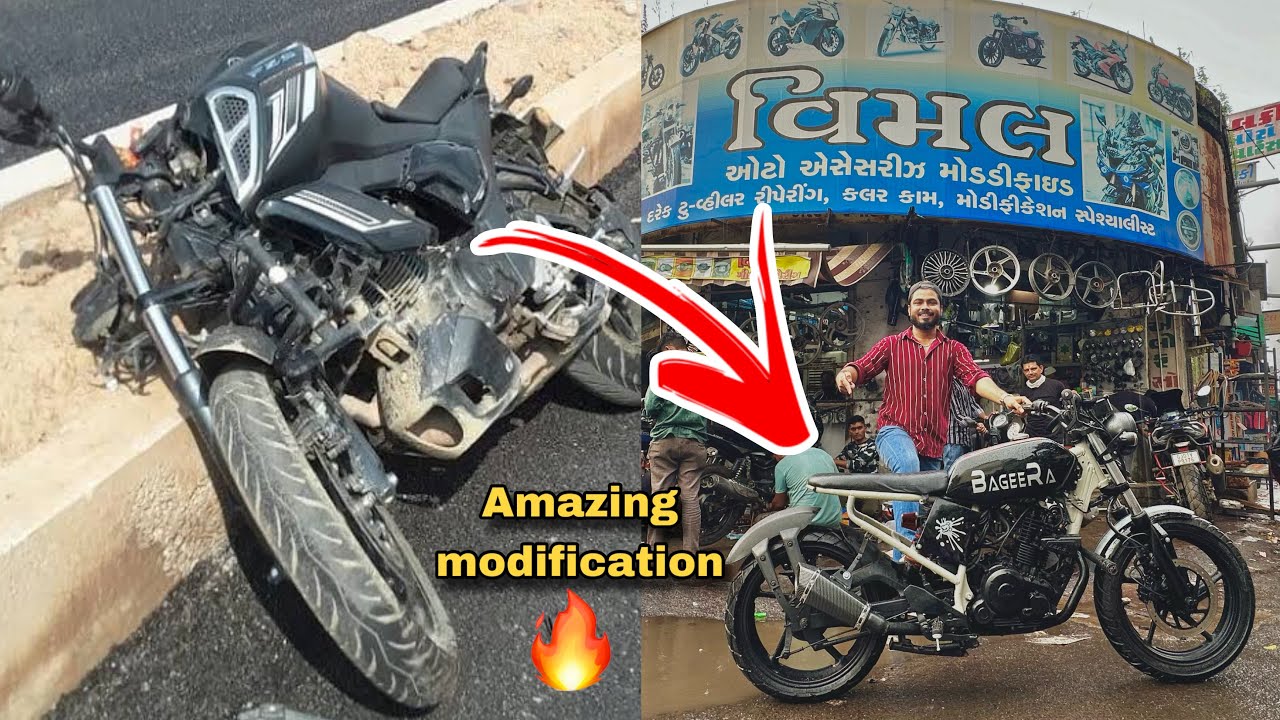 Cheapest & amazing Bike modification in Ahmedabad| Bike accessories market in Gujarat | @Sezu vlogs