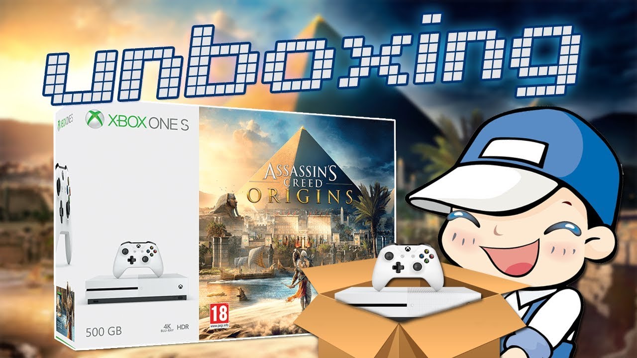 Déballage Xbox One S - Bundle Assassin's Creed Origins