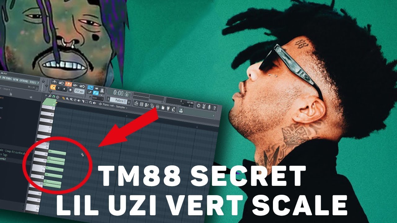 LIL UZI VERT Scale EXPLAINED In 2 Minutes! [ How TM88 made Xo Tour Life ]  - FL STUDIO 12 TUTORIAL