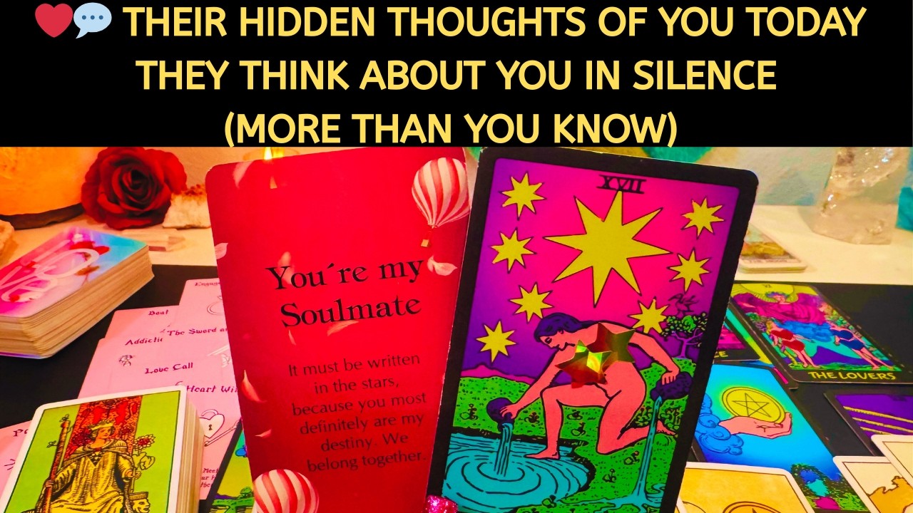 💬❤️ THEIR HIDDEN THOUGHTS OF YOU TODAY ~ They Think About You More Than You Know -  LOVE TAROT